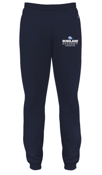 NAVY BADGER  UNISEX PERFORMANCE JOGGERS