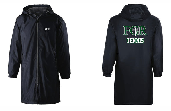 BLACK FGR TENNIS JACKET W/ NAME ON FRONT
