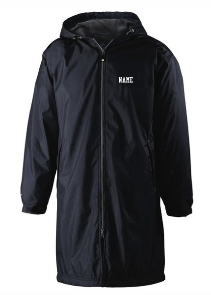 BLACK FGR BASKETBALL JACKET W/ NAME ON FRONT