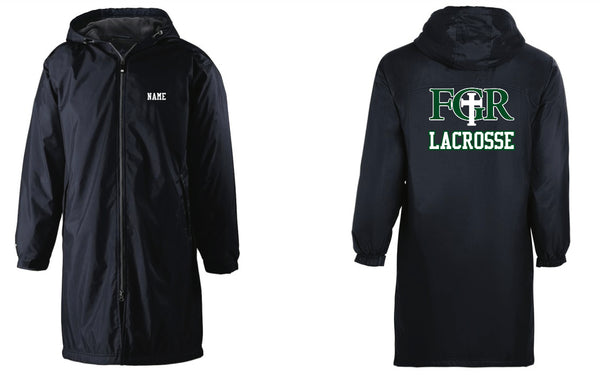 BLACK FGR LACROSSE  JACKET W/ NAME ON FRONT