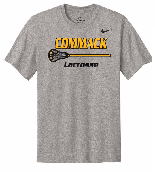 GREY NIKE TEAM LEGEND SHORT SLEEVE