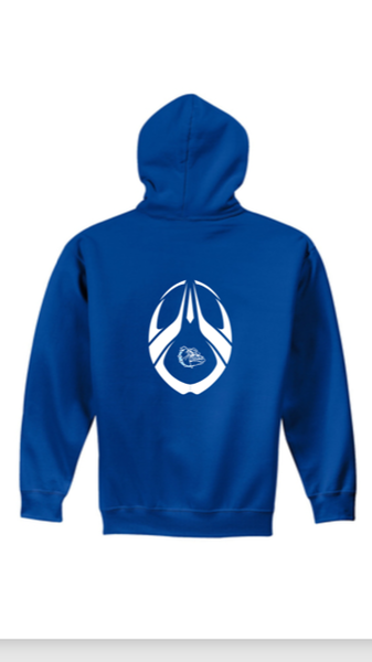 ROYAL 100% COTTON HOODED SWEATSHIRT