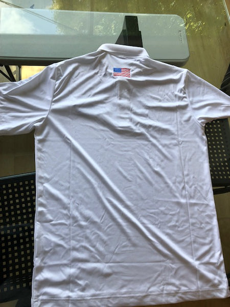 RUSSELL ATHLETIC DRI FIT ESSENTIAL POLO  WHITE
