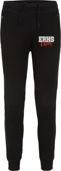 Black Open Bottom Sweatpants w/ pockets